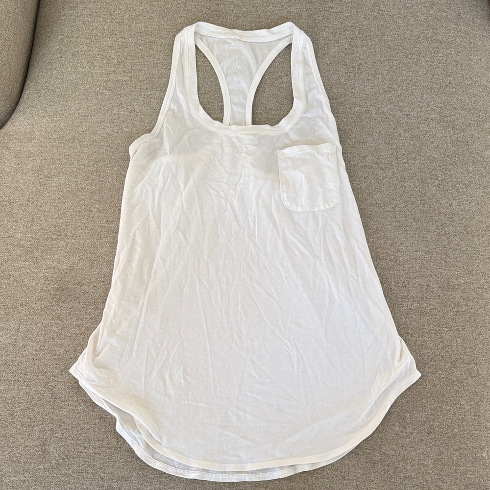 lululemon athletica White Tank Top